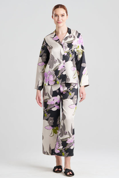 Tsubaki Satin Notch PJ Black Multi
