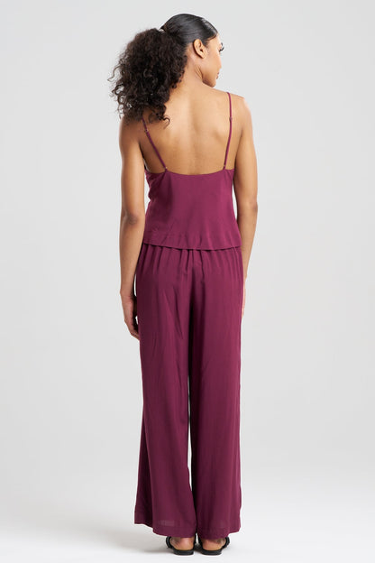 Sleek Silk Modal Cowl Cami PJ Cherry Lacquer