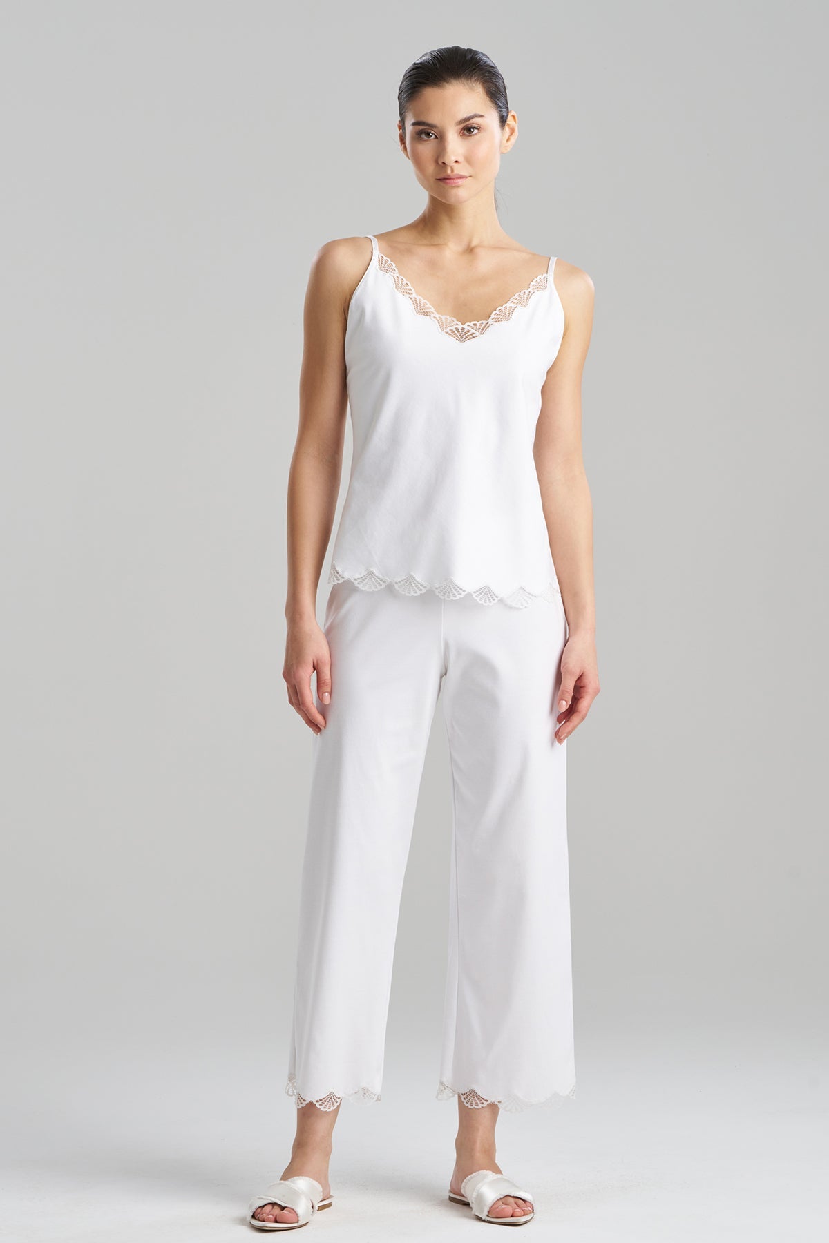 Bliss Serenity Cotton Cami PJ White