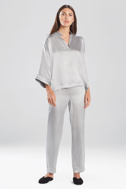 Buy Key Essentials Silk PJ in Silver Online Silver