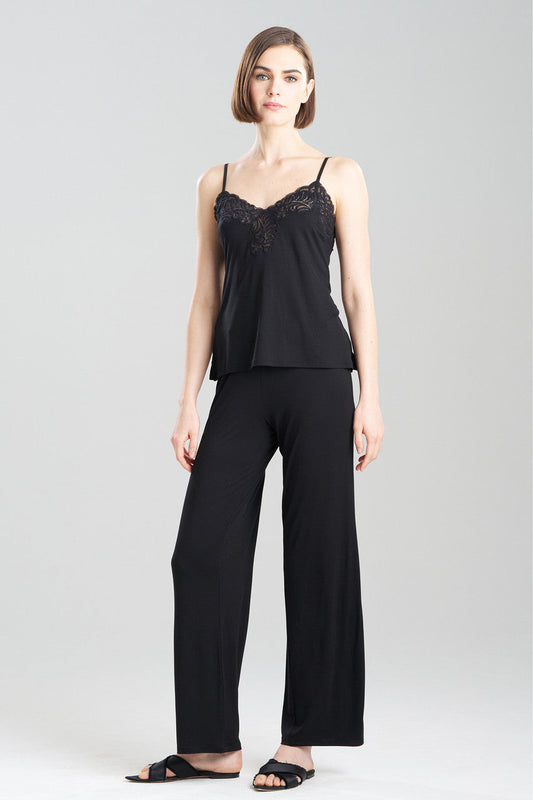 Buy Feathers Essentials Lenzing™ Ecovero™ Viscose Lace Cami PJ in Black Online Black