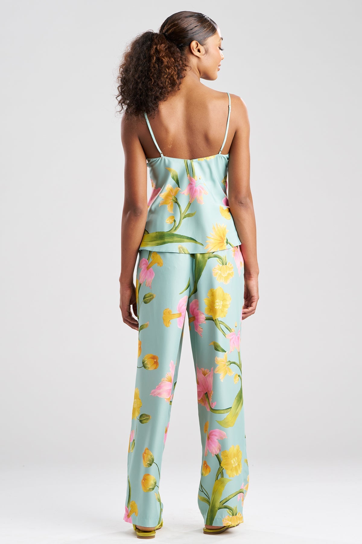 Solene Matte Charmeuse Cami PJ Set Multi