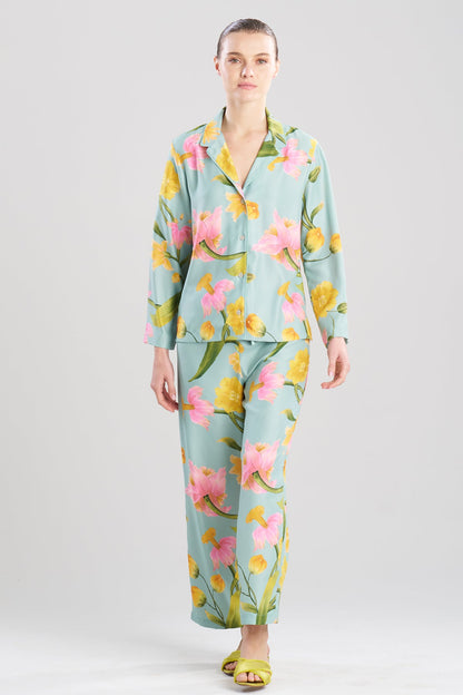 Solene Matte Charmeuse Notch PJ Multi