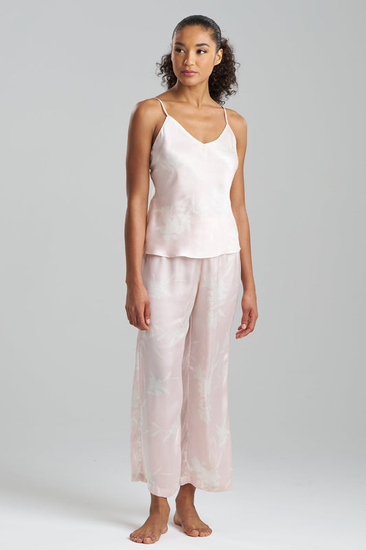 Lily Printed Satin Icon Cami PJ Shell Pink