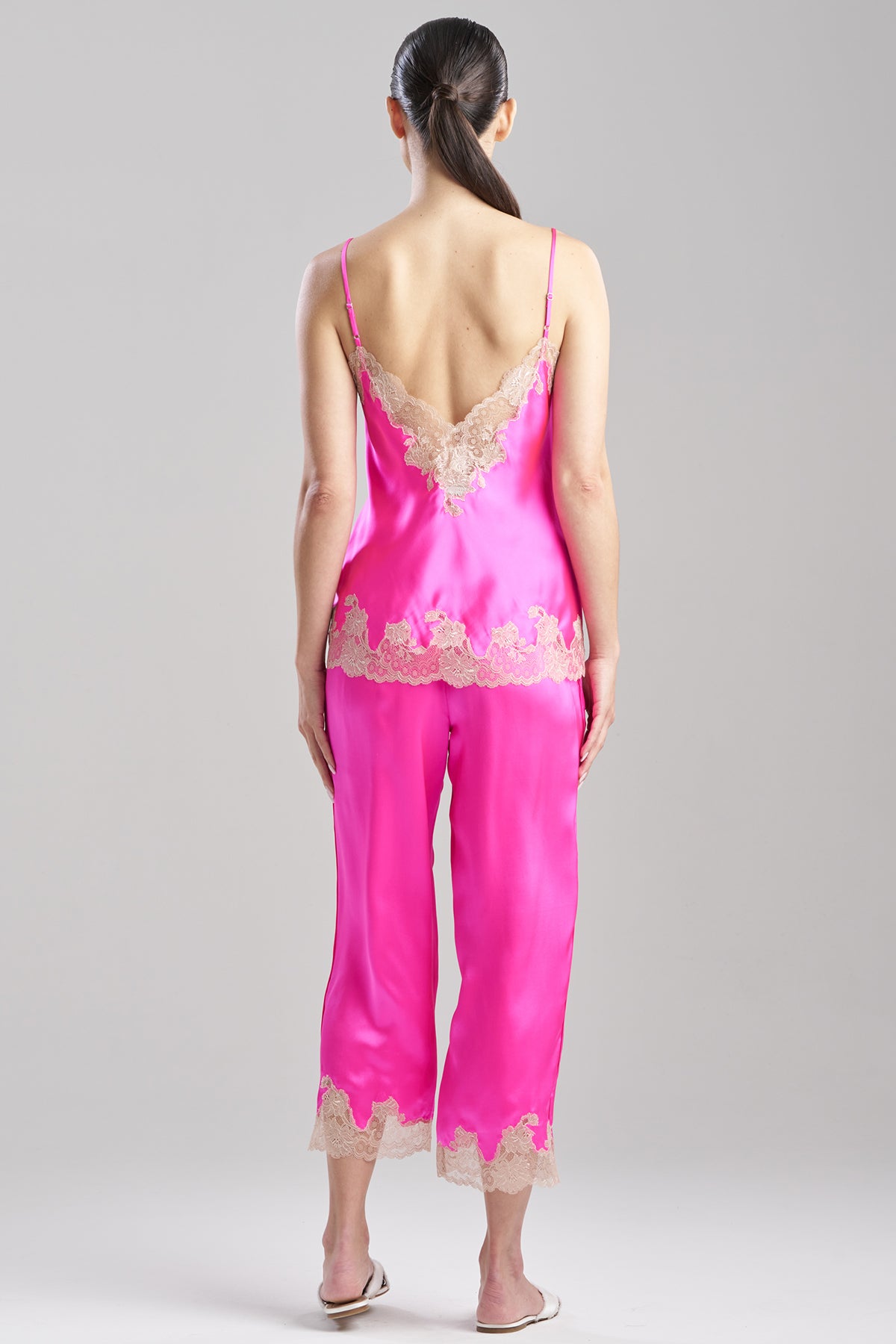 Lolita Lace Cami PJ Fiesta Pink/Nude