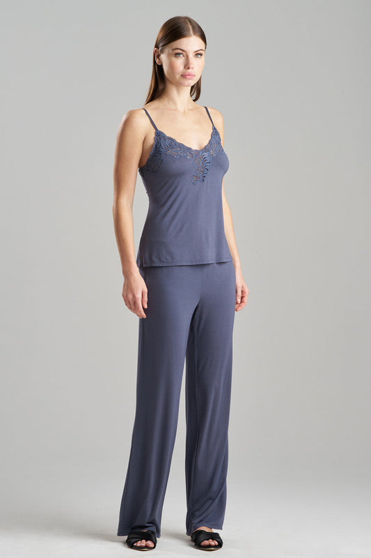 Buy Feathers Essentials Lenzing™ Ecovero™ Viscose Lace Cami PJ in Ash Navy Online Ash Navy