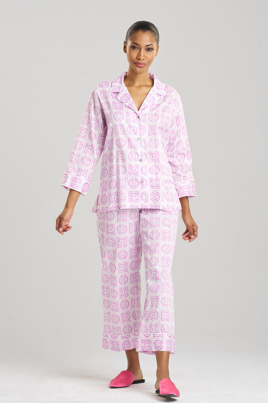 Buy Infinity Cotton Sateen Notch PJ in Light Orchid Online Light Orchid