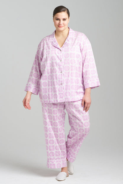 Buy Infinity Cotton Sateen Notch PJ in Light Orchid Online Light Orchid
