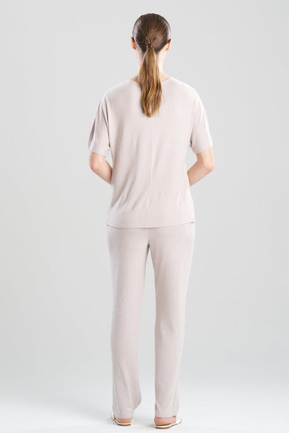 Oasis Short Sleeve PJ Heather Velvet Mink