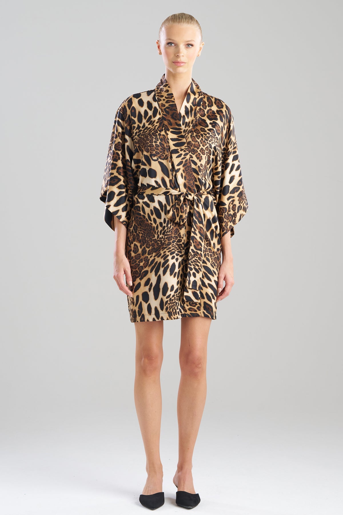 Luxe Leopard Wrap Chestnut