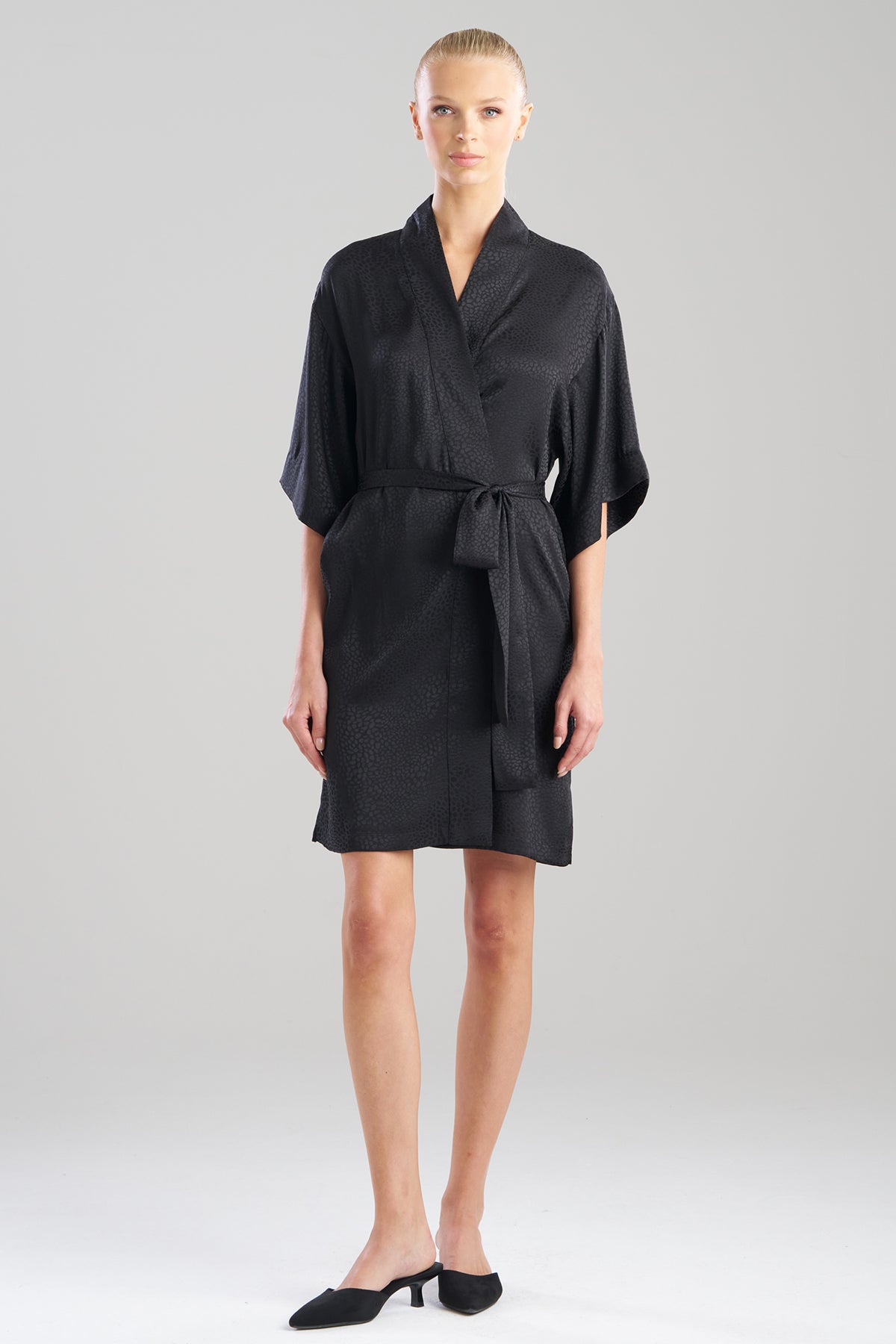 Wilderness Satin Jacquard Wrap Wilderness Black