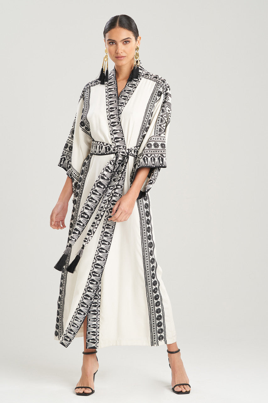 Buy Couture Le Souk Embroidery Robe in Warm White Online Warm White