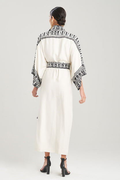 Buy Couture Le Souk Embroidery Robe in Warm White Online Warm White