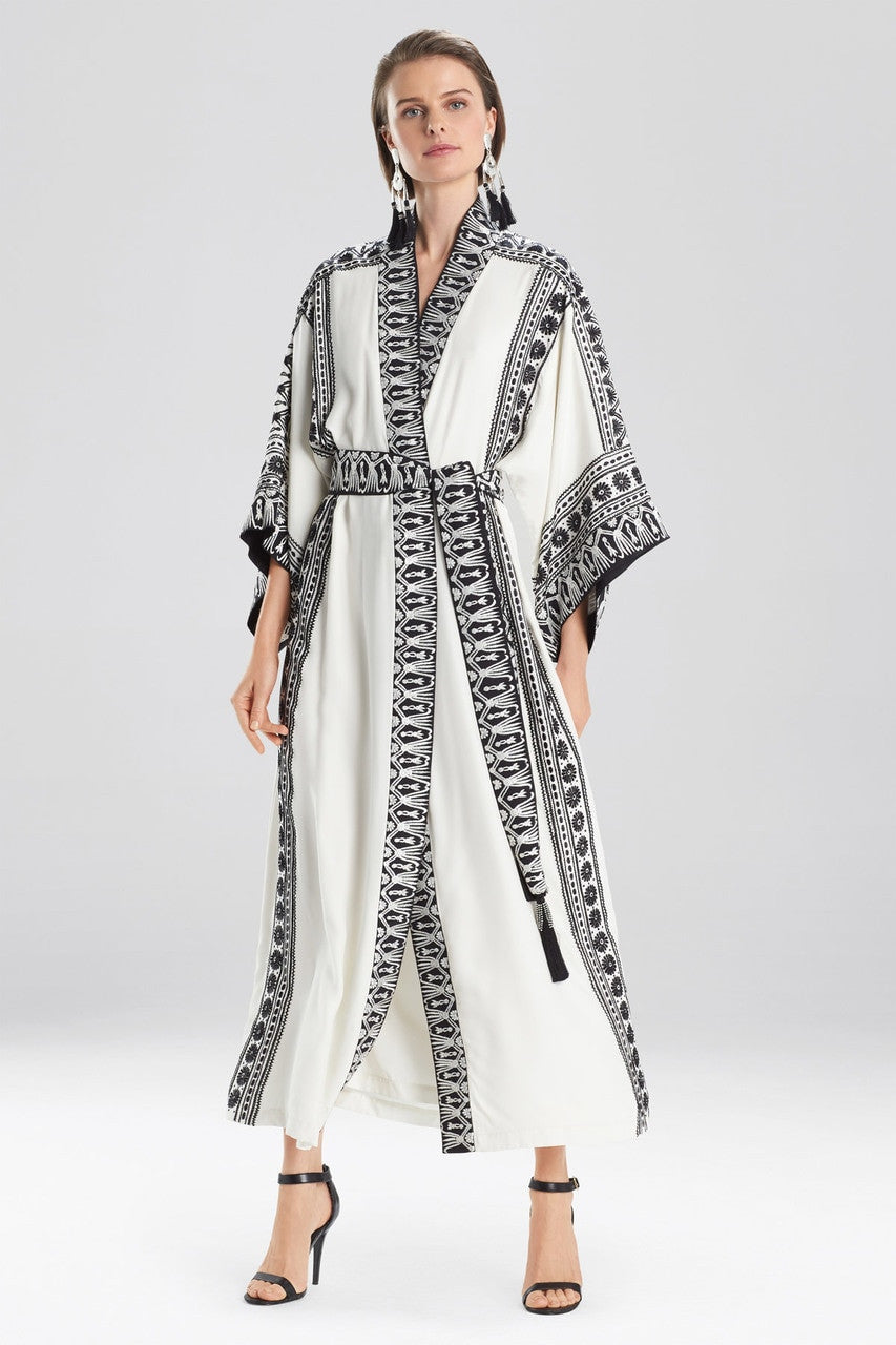 Buy Couture Le Souk Embroidery Robe in Warm White Online Warm White