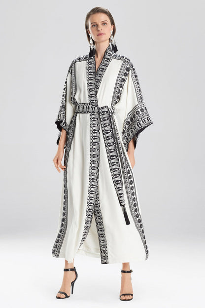 Buy Couture Le Souk Embroidery Robe in Warm White Online Warm White