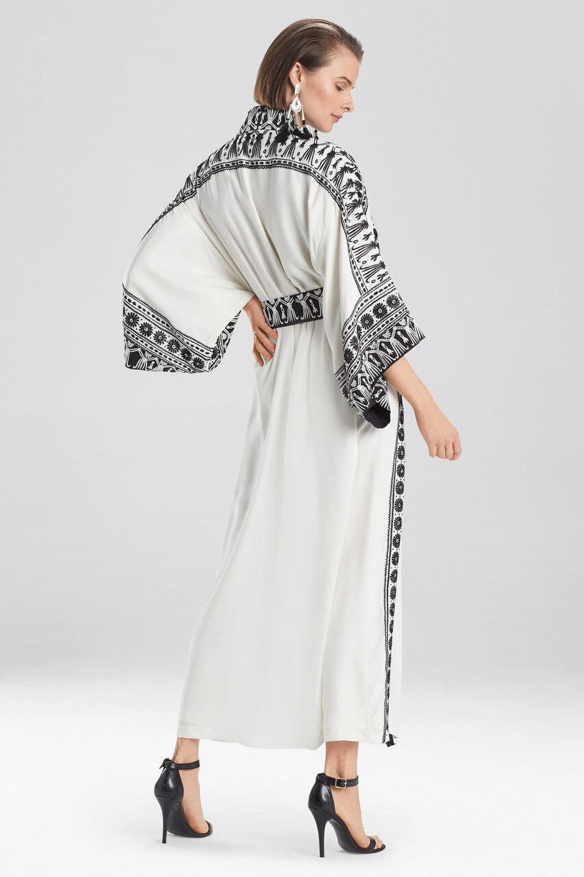Buy Couture Le Souk Embroidery Robe in Warm White Online Warm White