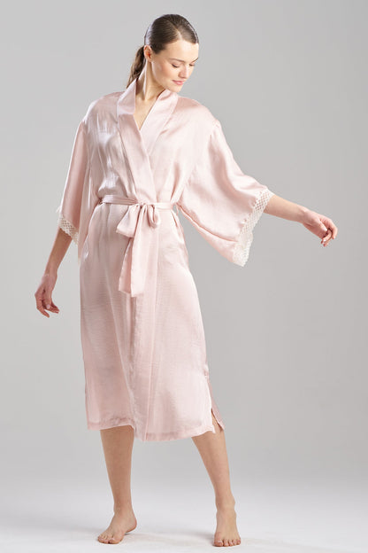 Ashley Icon Lace Robe Shell Pink