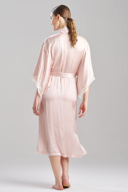 Ashley Icon Lace Robe Shell Pink