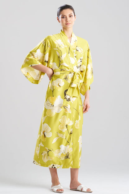 Aurelia Charmeuse Robe Chartreuse