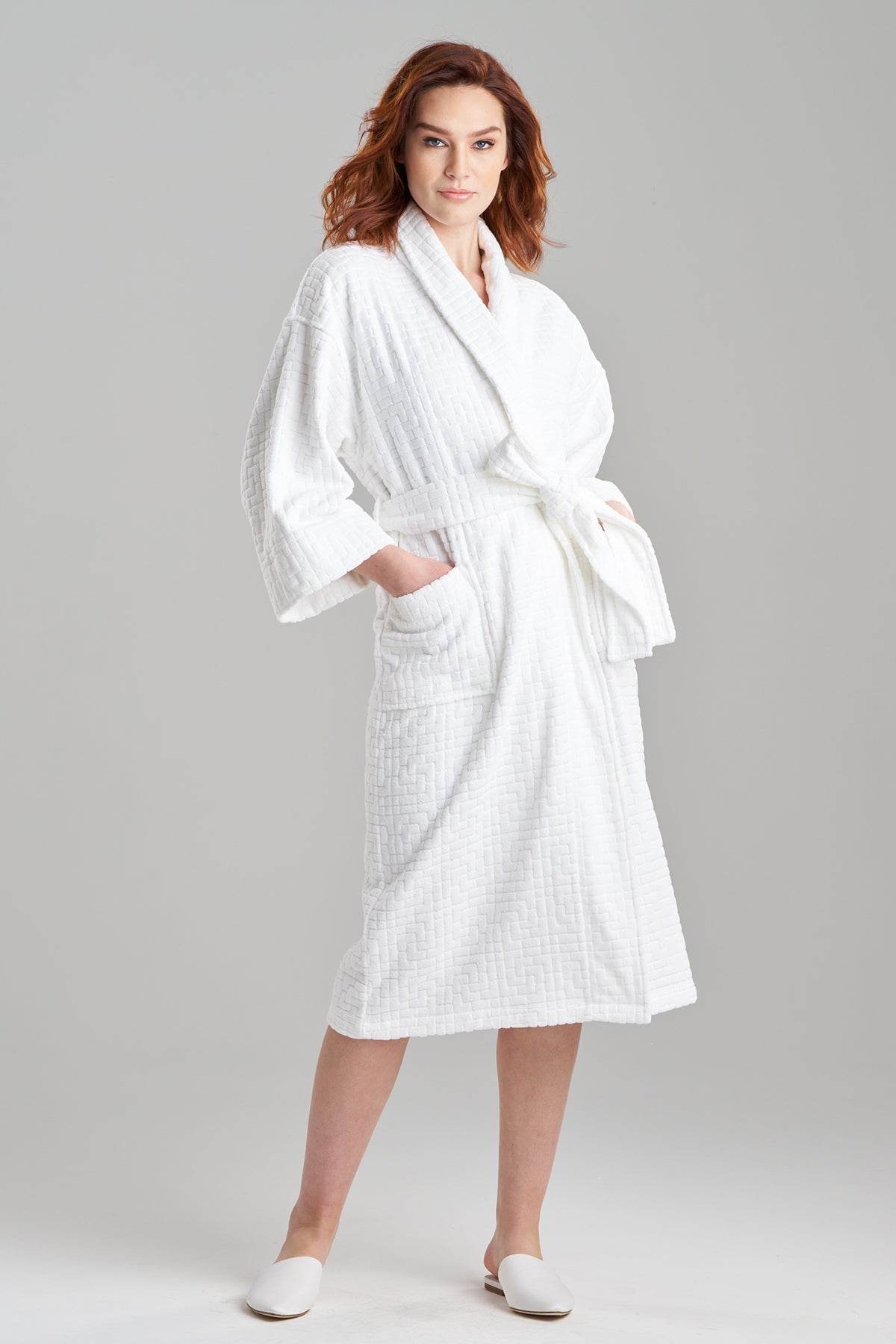 Buy Maze Spa Robe in White Online White