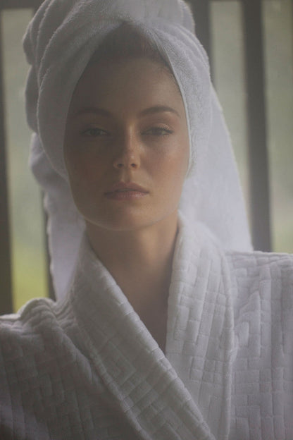 Buy Maze Spa Robe in White Online White