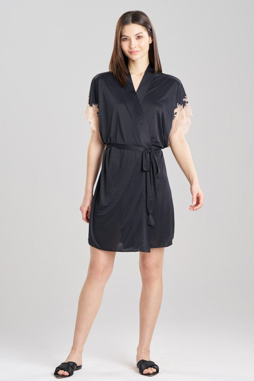Buy Enchant Lace Applique Wrap in Black/Café Online Black/Café