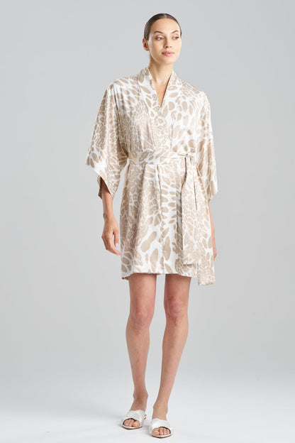 Luxe Leopard Wrap Sand Taupe