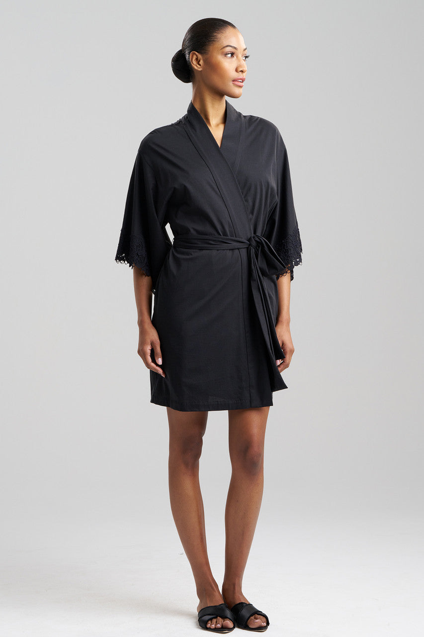 Buy Bliss Harmony Lace Applique Wrap in Black Online Black