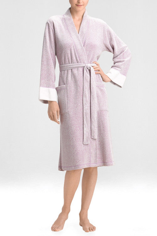 Buy Nirvana Brushed Terry Robe in Royal Purple Online Royal Purple