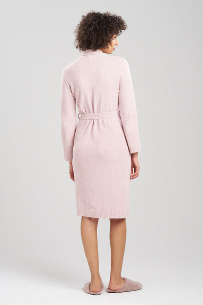 Buy Aura Heather Chenille Robe in Heather Nude Blush Online Heather Nude Blush