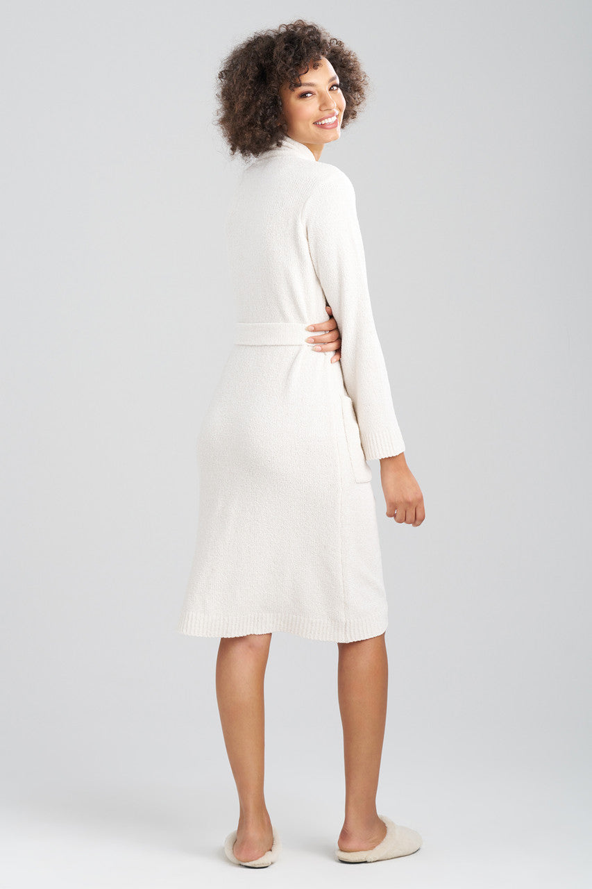 Buy Aura Heather Chenille Robe in Heather White Opal Online Heather White Opal