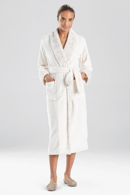 Buy Plush Lynx Robe in Zen White Online Zen White