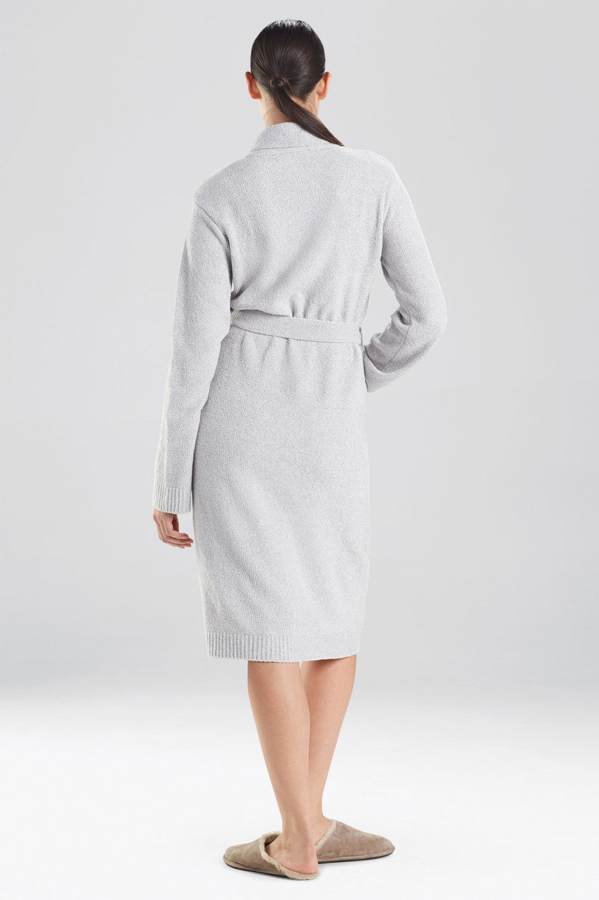 Buy Aura Heather Chenille Robe in Dove Grey Online Dove Grey