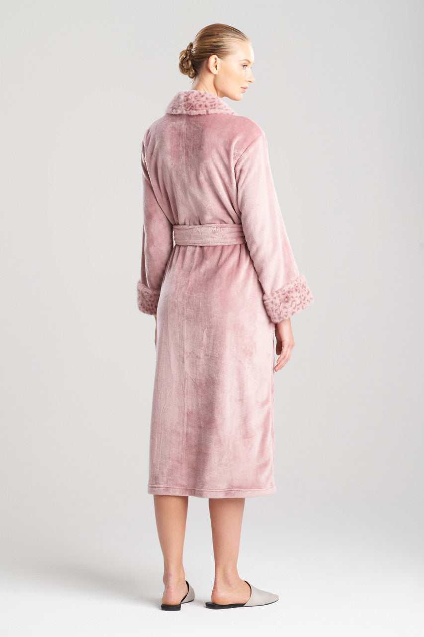 Buy Plush Lynx Robe in Nude Blush Online Nude Blush