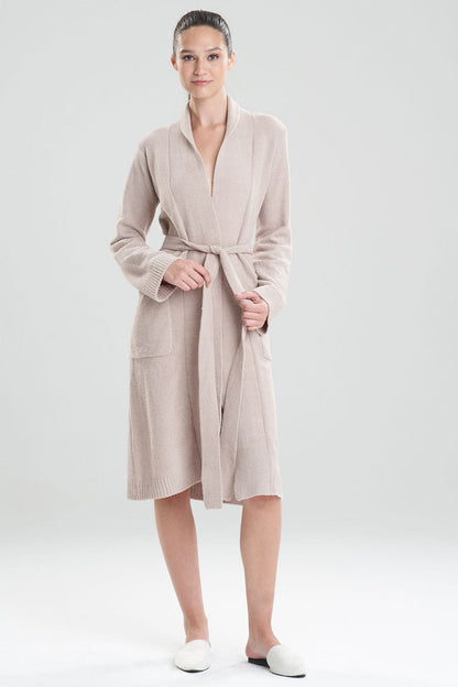 Buy Aura Solid Chenille Robe in Velvet Mink Online Velvet Mink
