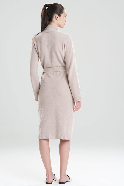 Buy Aura Solid Chenille Robe in Velvet Mink Online Velvet Mink