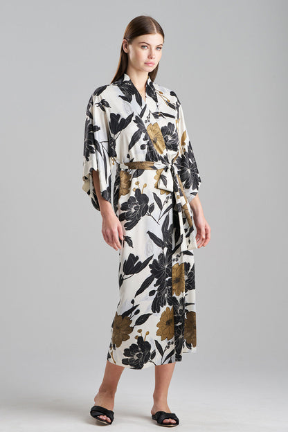 Buy Peony Blossom Kimono Robe in Neutral Online Neutral