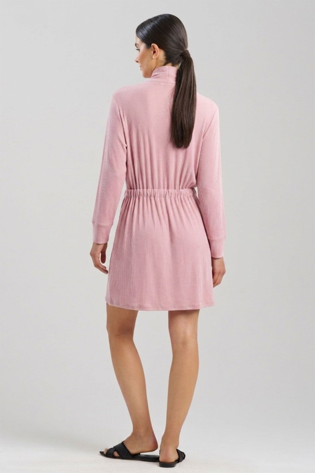 Rib Essentials Wrap Rose Blush