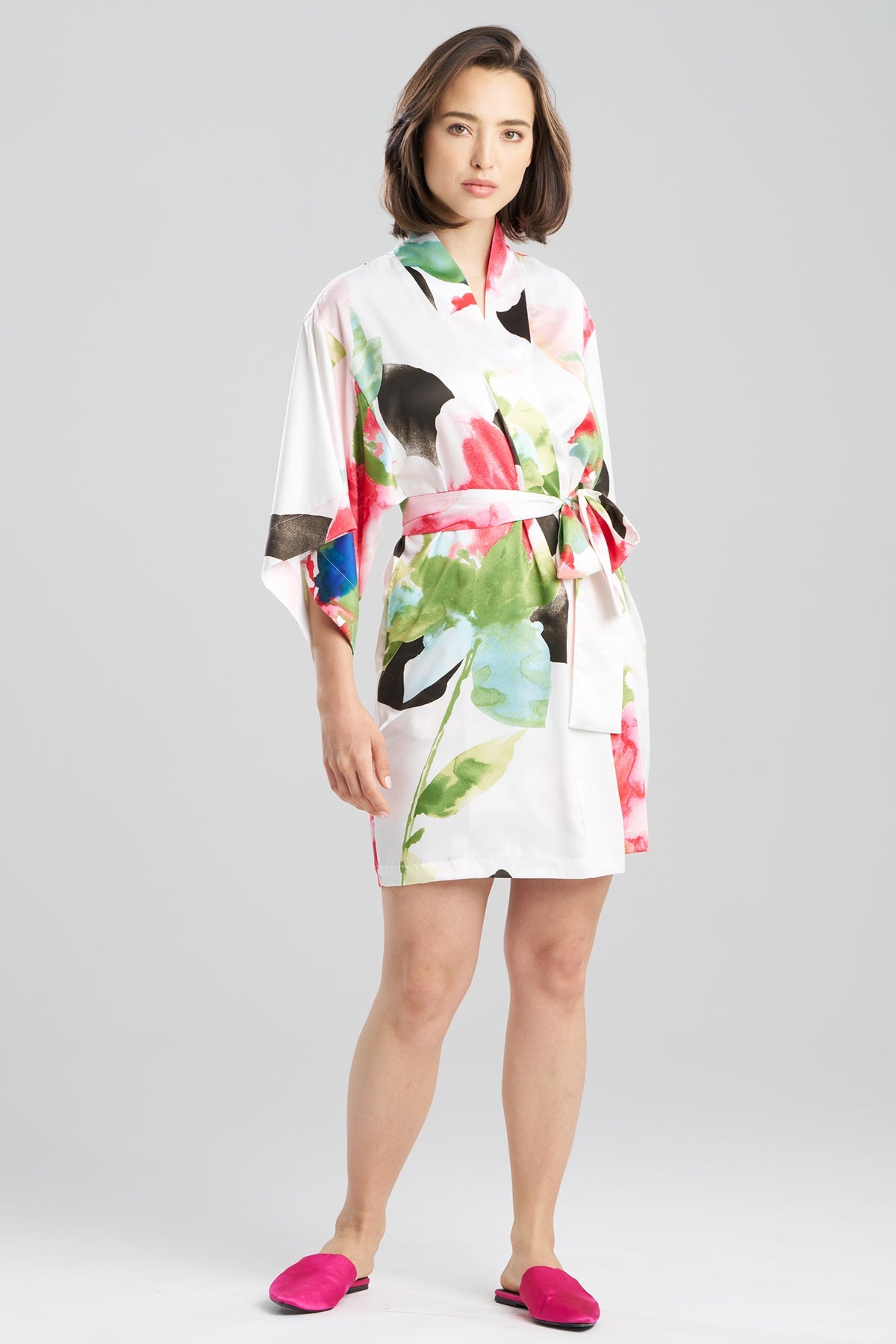 Calypso Printed Charmeuse Wrap Multi
