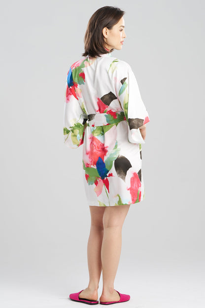 Calypso Printed Charmeuse Wrap Multi