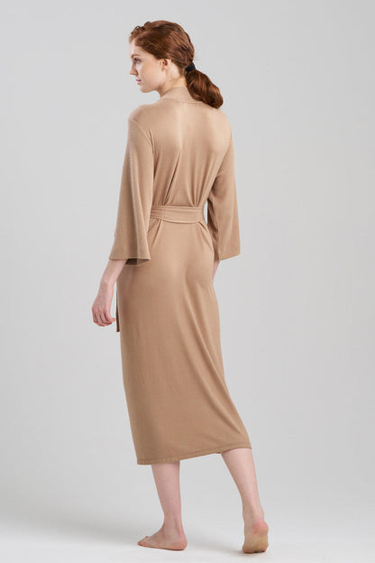 Buy Eden Rib Knit Dream Robe in Latte Online Latte