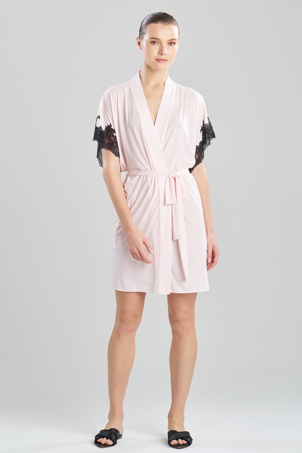 Enchant Short Wrap Pink/Black