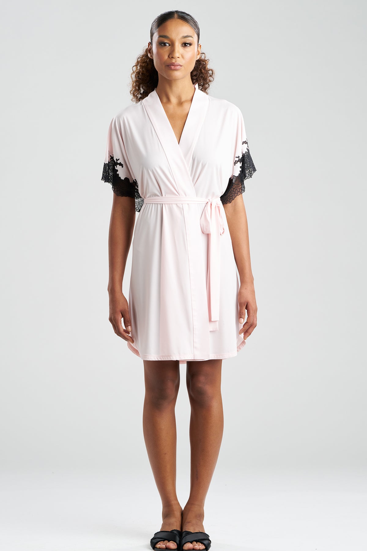 Enchant Short Wrap Pink/Black