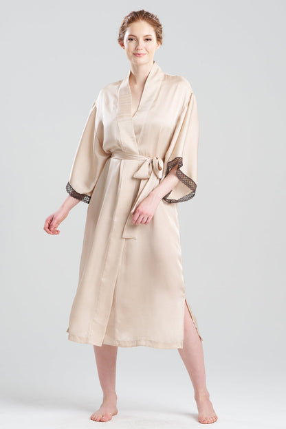 Ashley Icon Lace Robe Cream
