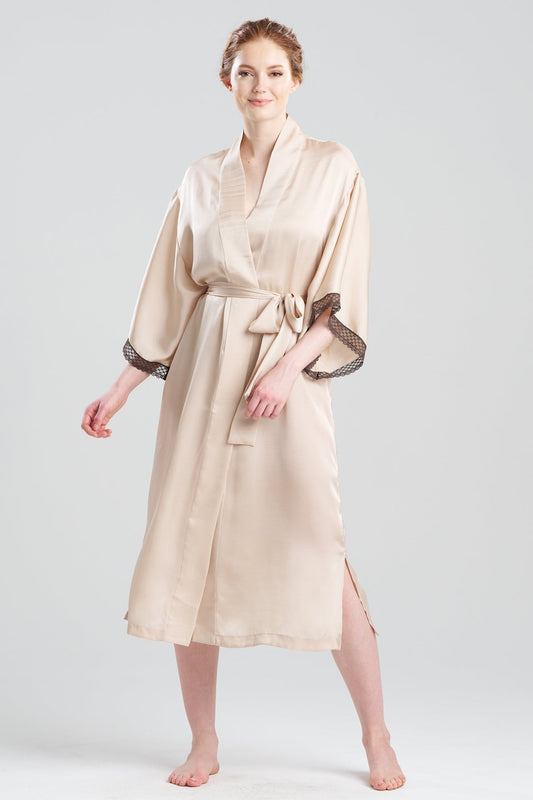 Ashley Icon Lace Robe Cream