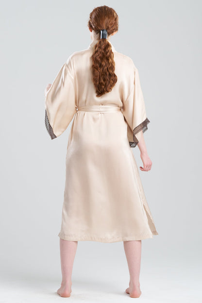 Ashley Icon Lace Robe Cream