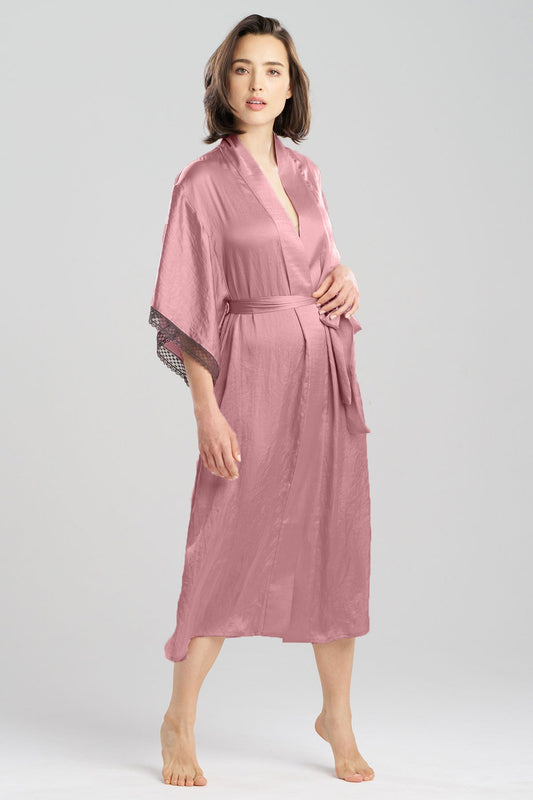 Ashley Icon Lace Robe Tea Pink