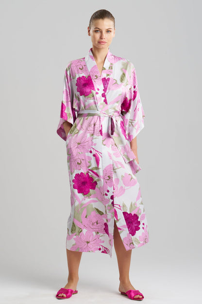 Buy Peony Blossom Kimono Robe in Pink Multi Online Pink Multi