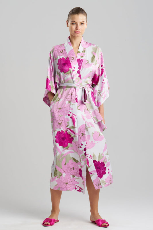 Buy Peony Blossom Kimono Robe in Pink Multi Online Pink Multi