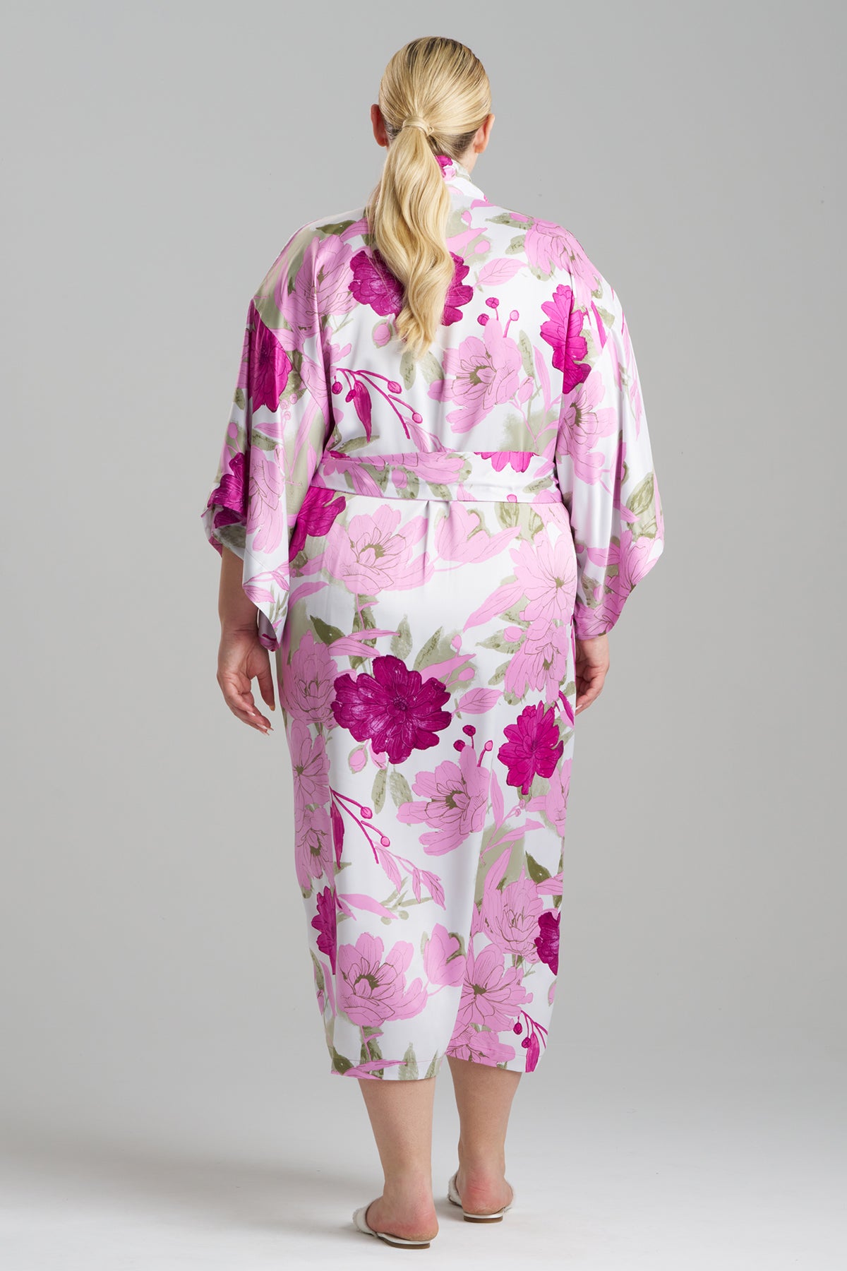 Buy Peony Blossom Kimono Robe in Pink Multi Online Pink Multi